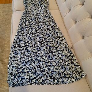 Rails Midnight Blue and Ivory Floral Maxi Dress